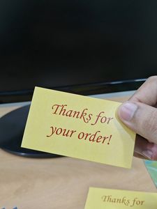 Thanks For Your Order! Card 40Pcs