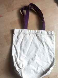 Cute Dog Print Canvas Tote Bag