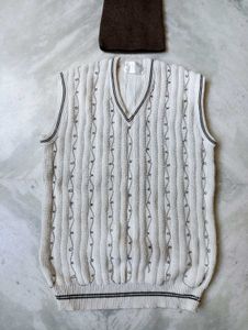 Vintage White Knit Sweater
