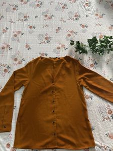 Mustard Formal Shirt - XS size
