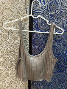Ribbed Knit Crop Top
