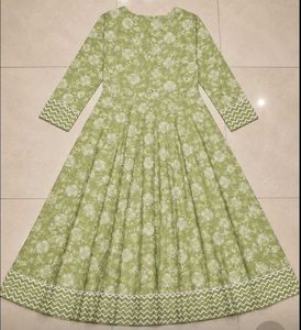 Beautiful Green Floral Kurta