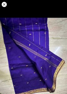 Elegant Purple Silk Saree