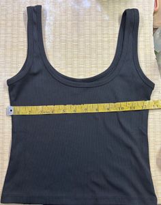 Classic Black Ribbed Tank Top