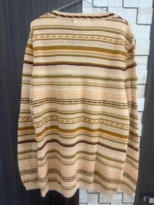 Striped V-Neck Sweater