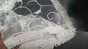 Elegant White Lace Dupatta