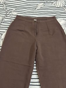 Chocolate Brown Wide Leg Trousers