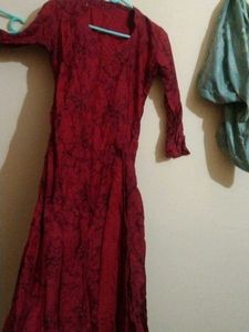 Elegant Red Kurta