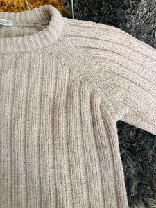 Zara Knit Peplum Sweater