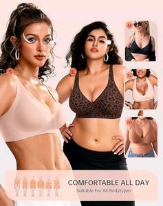 JellyLift Seamless Wireless Leopard Print Bra
