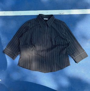 Classic Striped Button-Down Shirt