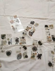 Floral Scrapbook Stickers