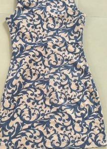 Stylish Printed Sleeveless Dress