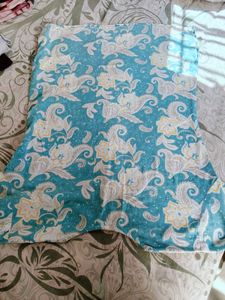 Blue Floral Print Kurta