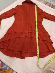 New Shiny Partywear Long Blazer