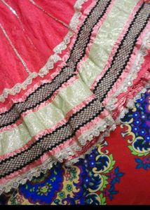 Peach Lehnga Good Looking Wear