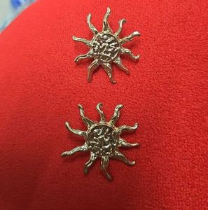 Gold Sun Earrings