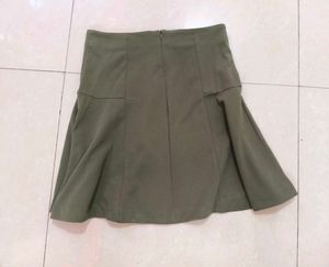 Stylish A-line Mini Skirt