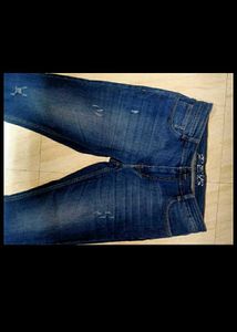 Mens Rev's Blue Torn stretchable Jeans