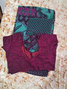 Beautiful Saree with Matching Blouse