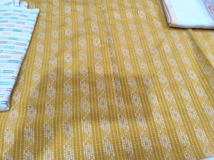 Yellow Ethnic Dress Material
