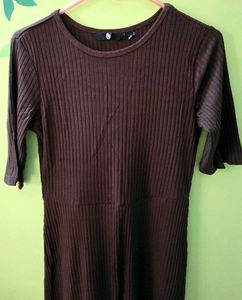 coffee brown bodycon