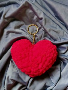 Red Heart Keychain❤️🧶