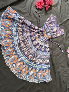 Bohemian Mandala Print Mini Dress