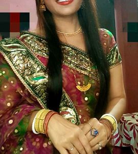 Stunning Purple Embroidered Saree with blouse