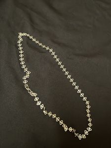 Elegant Silver-Tone Chain Necklace