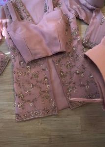 FIONA SILK CORDDING BLAZER/KOTI WITH PLAZO