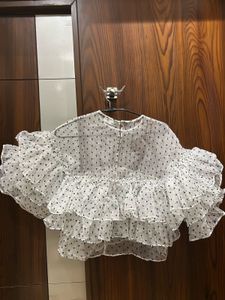 Sheer Ruffle Top
