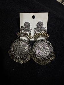 Oxidised earrings