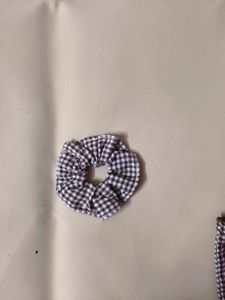 Gingham Tote Bag Set