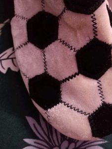football themed bathroom slippers