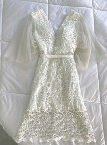 White Lace Dress