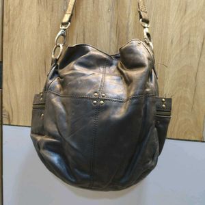 Chic Black Leather Shoulder Bag💥