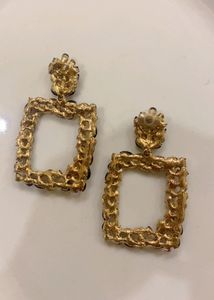 Chunky Geometric Statement Earrings