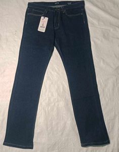 Classic Dark Wash Denim Jeans