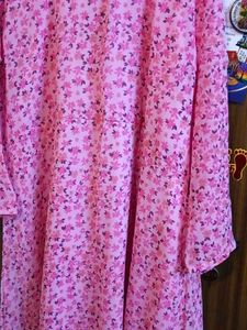 Pink Floral Ethnic Gown