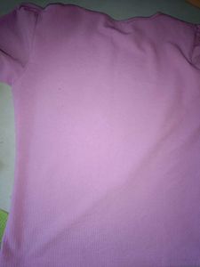 Stylish Lavender Puff Sleeve Top