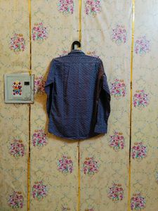 🇳🇿💫🎀Stylish Men's Printed Blue Shirt