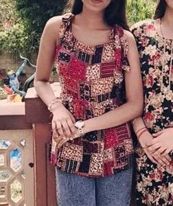 Boho Patchwork short kurti
