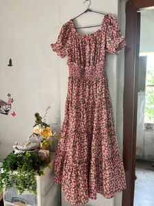 Chic Floral Print Maxi Dress