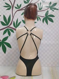 1424 Black One Piece Swimsuit