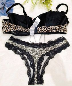 Leopard Print Lingerie Set