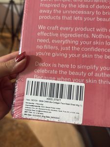 DEDOX 1 sheet mask - Your Skin Deserves This