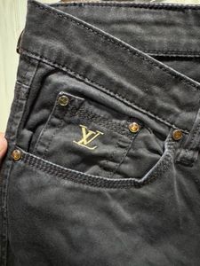 Louis Vuitton Coffee Brown Straight Fit Pants