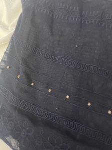Black Lace Embellished Tank Top