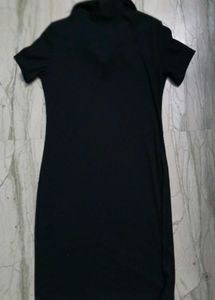 Classic Black Polo Neck Top